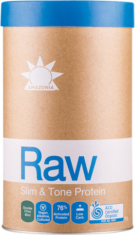 AMAZONIA - RAW Slim & Tone Protein Double Choc Mint