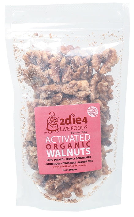 2DIE4 LIVE FOODS Activated Organic Walnuts Activated with Fresh Whey