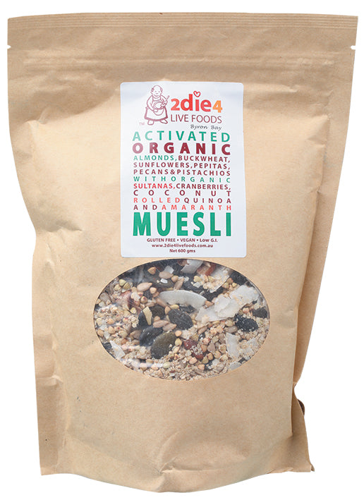 2DIE4 LIVE FOODS Activated Organic Muesli