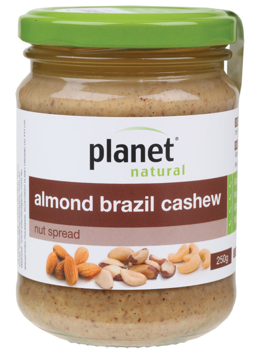 PLANET NATURAL Nut Spread Almond Brazil Cashew