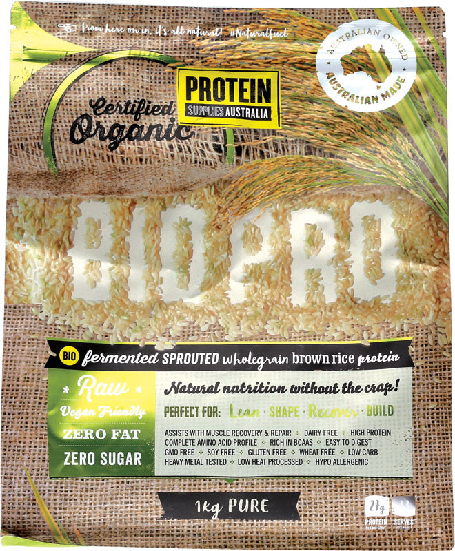 PROTEIN SUPPLIES AUST. BioPro (Sprouted Brown Rice) Pure