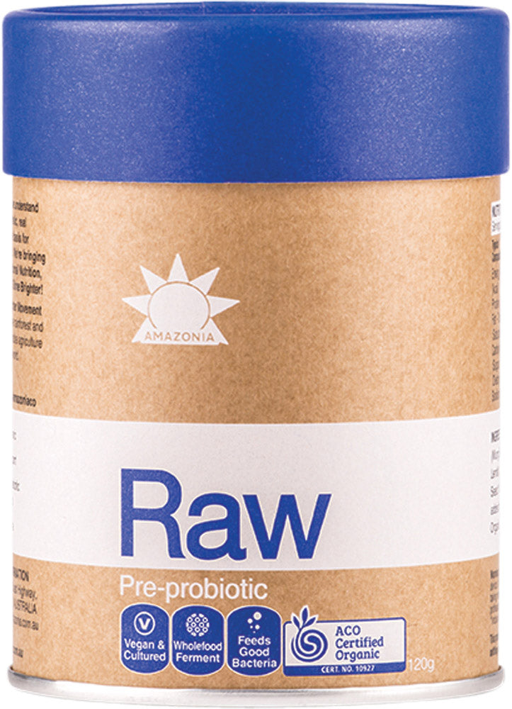 AMAZONIA - RAW Pre-Probiotics Over 13 Organic Living Strains