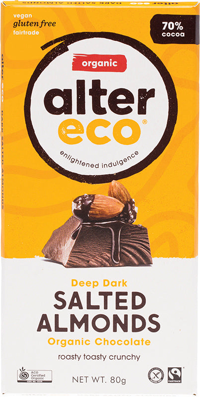 ALTER ECO Chocolate (Organic) Dark Salted Almonds