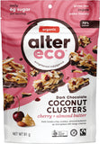 ALTER ECO Dark Chocolate Coconut Clusters Cherry + Almond Butter