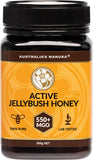 AUSTRALIA'S MANUKA Active Jellybush Honey MGO550+