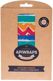 APIWRAPS Reusable Beeswax Wraps - Kitchen 1 x Small, Medium & Large