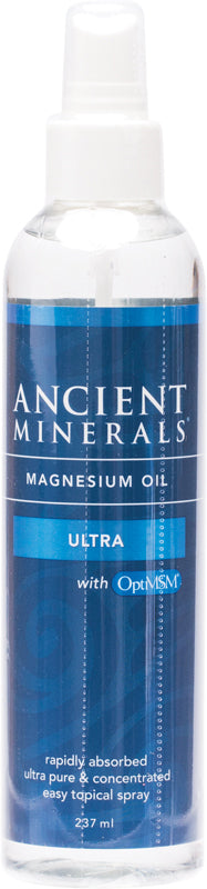 ANCIENT MINERALS Magnesium Oil (50%) & MSM Ultra