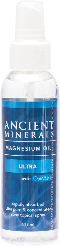 ANCIENT MINERALS Magnesium Oil (50%) & MSM Ultra