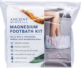 ANCIENT MINERALS Inflatable Magnesium Footbath Kit With Magnesium Bath Flakes