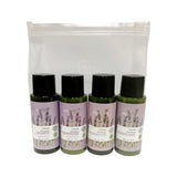 Ausganica Hair & Body Travel Kit Soothing Lavender 30ml x 4 Pack (Shampoo, Conditioner, Wash & Loti