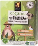 BYRON BAY COOKIES Organic Wildlife Biscuits Individually Wrapped - Banana