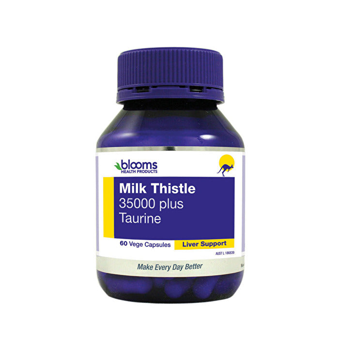 Henry Blooms Milk Thistle 35000 Plus Taurine 60vc