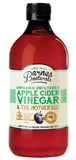 BARNES NATURALS Apple Cider Vinegar and Honey Contains The Mother