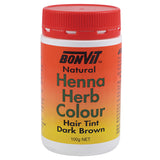 Bonvit Henna Herb Colour Hair Tint Dark Brown 100g