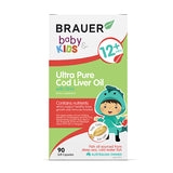 Brauer Baby & Kids Ultra Pure Cod Liver Oil with DHA (12+ months) 90c
