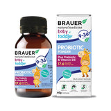 Brauer Baby & Toddler Probiotic Powder (9-36 months) 60g Oral Powder