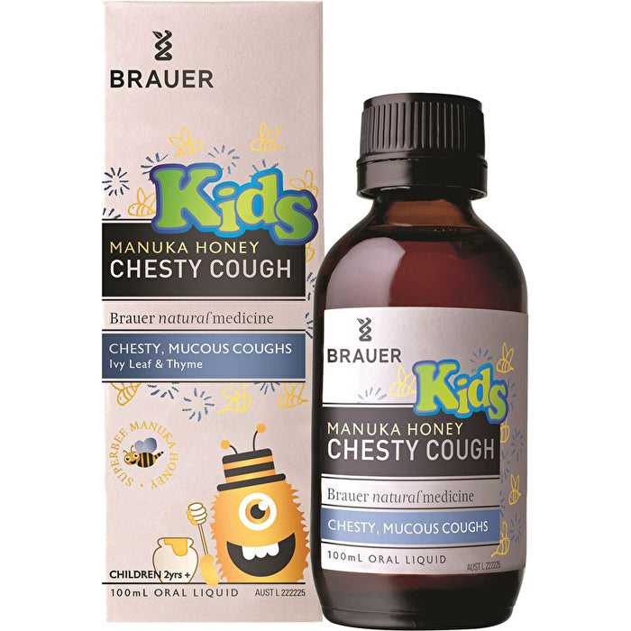 Brauer Kids Manuka Honey Chesty Cough (2+ years) 100ml