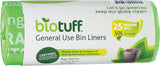 BIOTUFF General Use Bin Liners Medium Bags - 30L