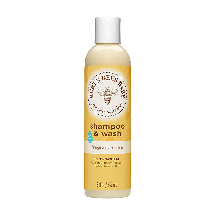 Burt's Bees Baby Bee Shampoo & Wash Fragrance Free (no tears) 235ml