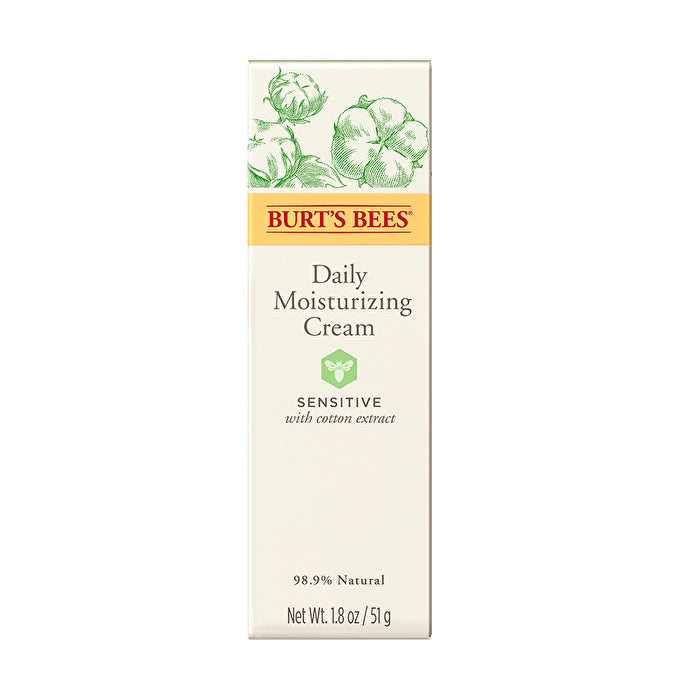 Burt's Bees Sensitive with Cotton Extract Daily Moisturizing Cream 50g