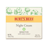 Burt's Bees Sensitive with Cotton Extract Night Cream 50g