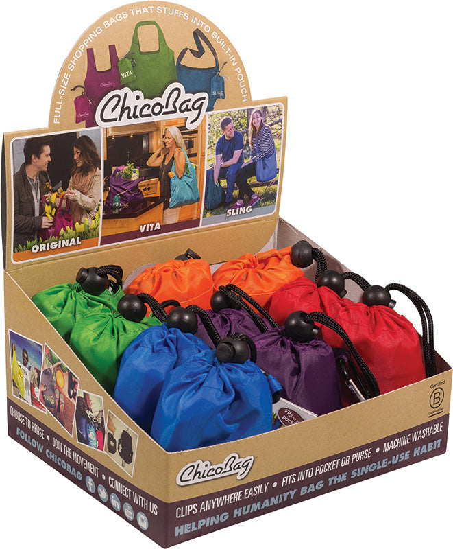 CHICO BAG Reusable Shopping Bag Original with Integrated Pouch