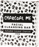 CHARCOAL ME Facial Cleansing Bar Activated Coconut Charcoal