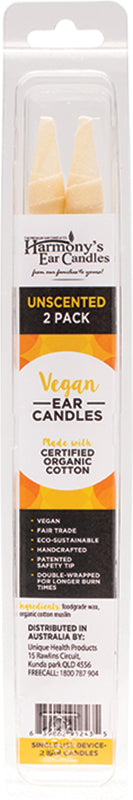 HARMONY'S EAR CANDLES Vegan Ear Candles Unscented