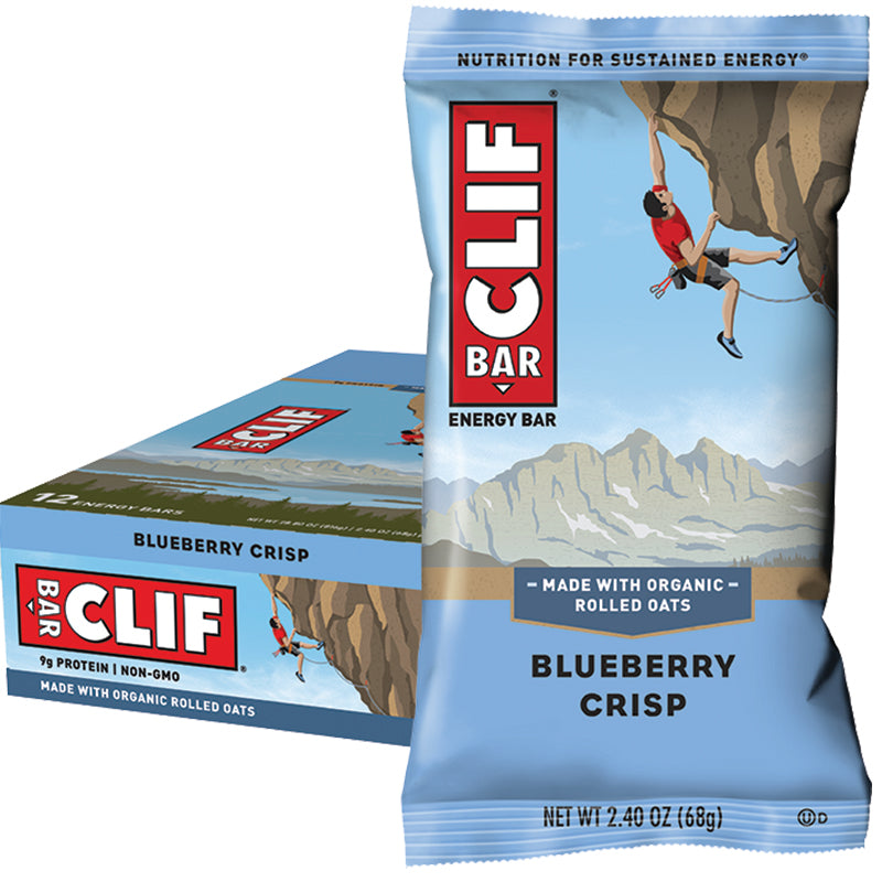 CLIF BAR Blueberry Crisp Display Box of 12