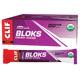 CLIF BLOKS ENERGY CHEWS Mountain Berry Display Box of 18