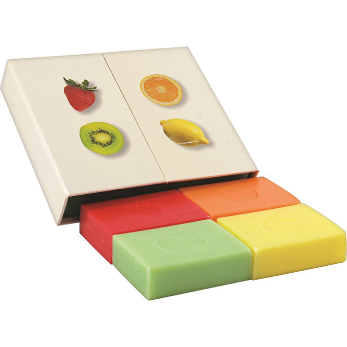 Clover Fields Gift Box Fresh Fruits Box Mixed x 4 Pack (contains: strawberry, orange, kiwi & lemon)