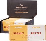 CHOW CACAO Raw Organic Chocolate Peanut Butter Slab