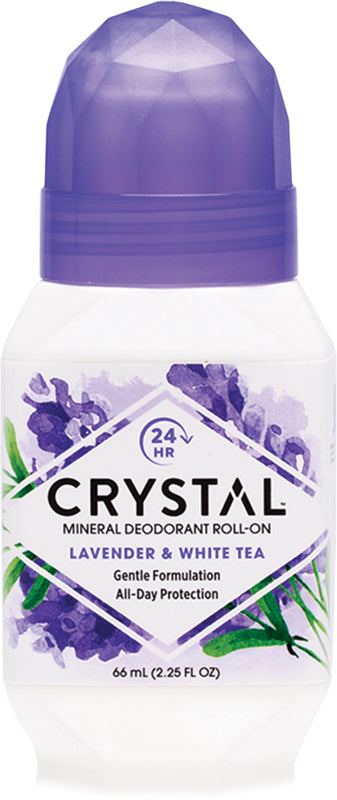 CRYSTAL Roll-On Deodorant Lavender & White Tea