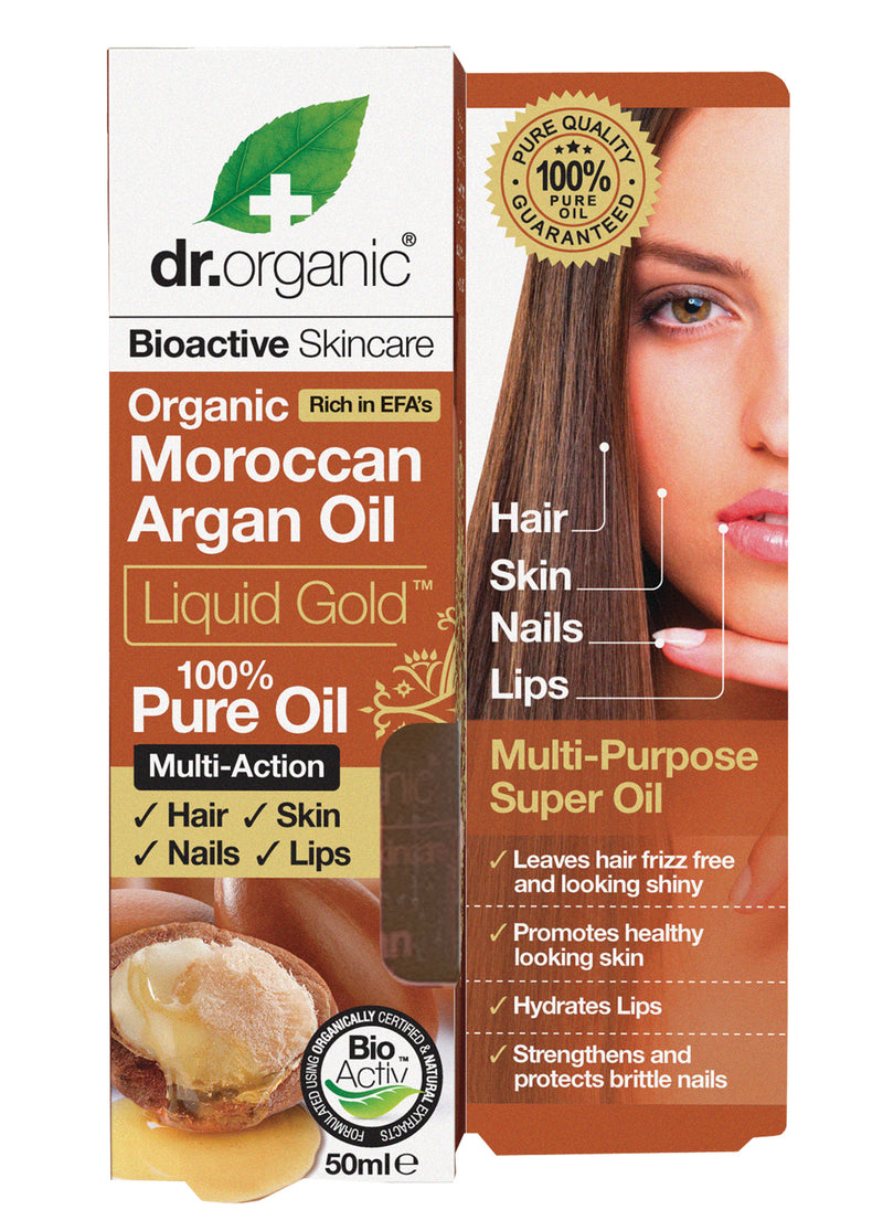 DR ORGANIC Pure Oil Organic Moroccan Argan Oil