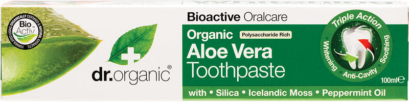 DR ORGANIC Toothpaste (Whitening) Organic Aloe Vera