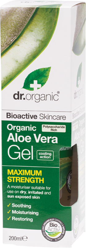 DR ORGANIC Aloe Vera Gel Maximum Strength Organic Aloe Vera
