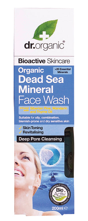 DR ORGANIC Face Wash Organic Dead Sea Mineral