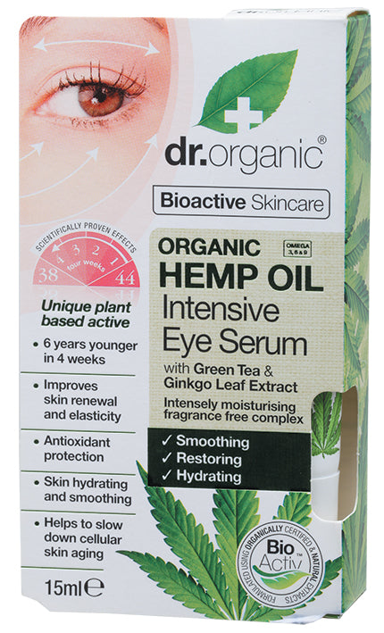 DR ORGANIC Intensive Eye Serum Organic Hemp Oil