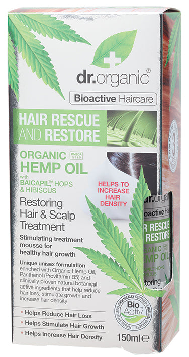DR ORGANIC Restoring Hair & Scalp Treatment Organic Hemp Oil