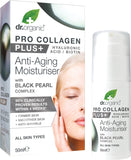 DR ORGANIC Pro Collagen Plus+ - Anti Aging Moisturiser With Black Pearl