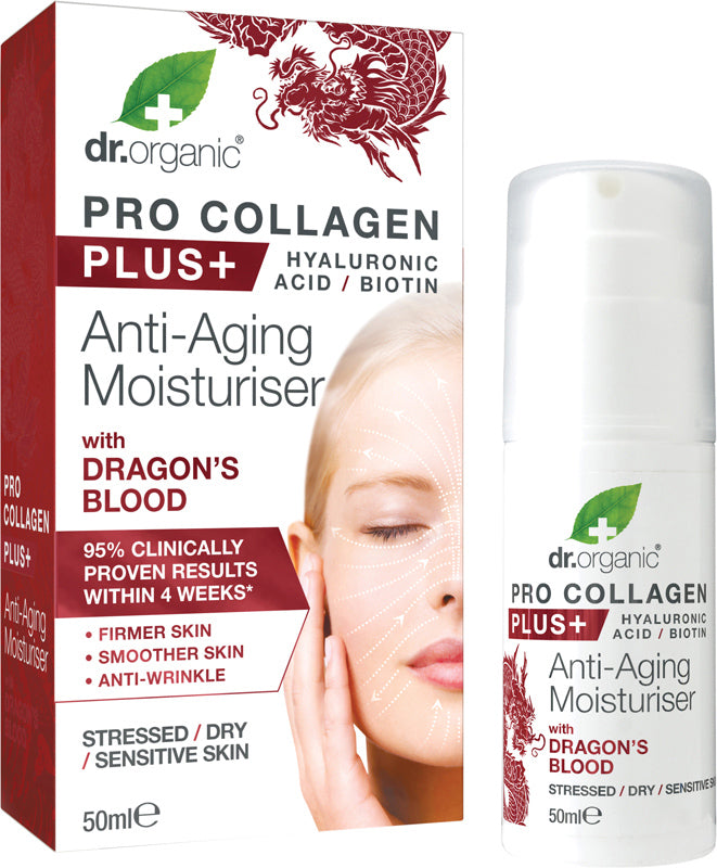 DR ORGANIC Pro Collagen Plus+ - Anti Aging Moisturiser With Dragons Blood