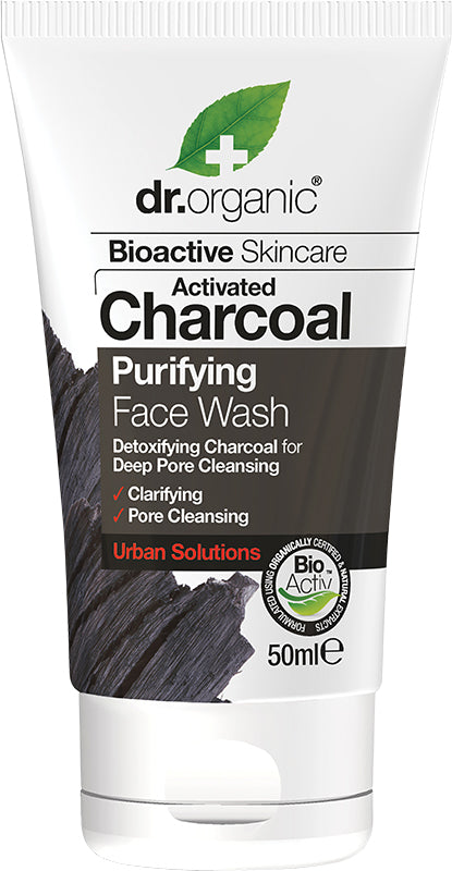 DR ORGANIC Travel Size - Face Wash Activated Charcoal
