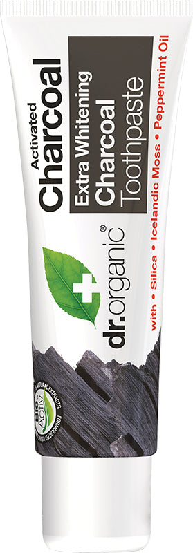 DR ORGANIC Travel Size - Toothpaste Activated Charcoal