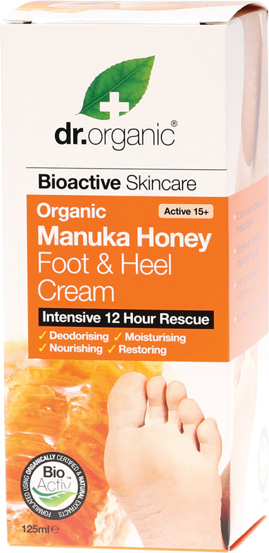 DR ORGANIC Foot & Heel Cream Organic Manuka Honey