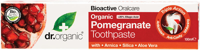 DR ORGANIC Toothpaste Organic Pomegranate