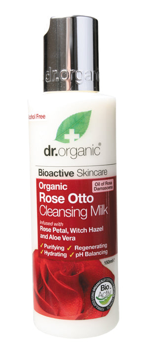 DR ORGANIC Cleansing Milk Organic Rose Otto