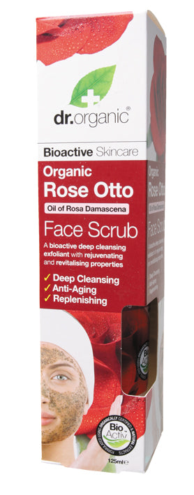 DR ORGANIC Face Scrub Organic Rose Otto