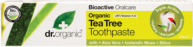 DR ORGANIC Toothpaste (Whitening) Organic Tea Tree