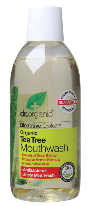 DR ORGANIC Mouthwash Organic Tea Tree