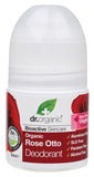 DR ORGANIC Roll-On Deodorant Organic Rose Otto